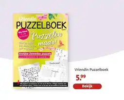 Bruna Vriendin Puzzelboek aanbieding