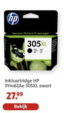 Bruna Inktcartridge HP 3Ym62Ae 305XL zwart aanbieding