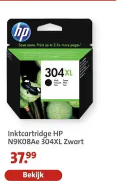 Bruna Inktcartridge HP N9K08Ae 304XL Zwart aanbieding