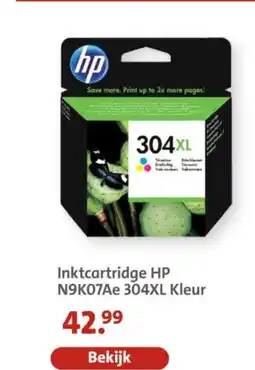 Bruna Inktcartridge HP N9K07Ae 304XL Kleur aanbieding