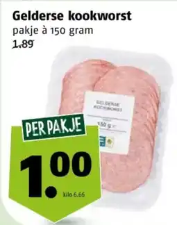 Poiesz Gelderse kookworst aanbieding