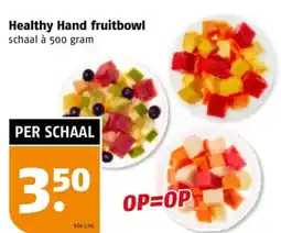 Poiesz Healthy Hand fruitbowl aanbieding