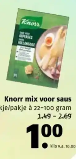 Poiesz Knorr mix voor saus aanbieding