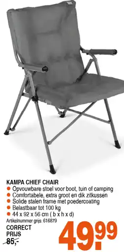 Correct KAMPA CHIEF CHAIR aanbieding