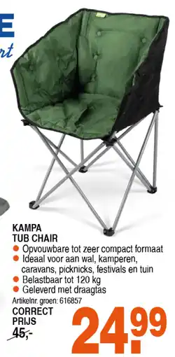 Correct KAMPA TUB CHAIR aanbieding
