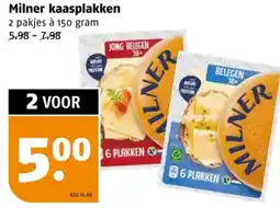 Poiesz Milner kaasplakken aanbieding