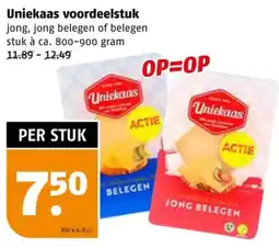 Poiesz Uniekaas voordeelstuk aanbieding