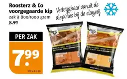 Poiesz Roosterz & Co voorgegaarde kip aanbieding