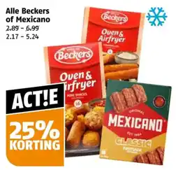 Poiesz Alle Beckers of Mexicano aanbieding