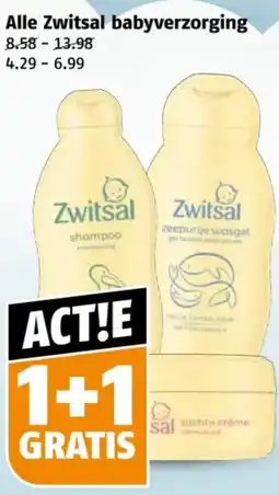 Poiesz Alle Zwitsal babyverzorging aanbieding