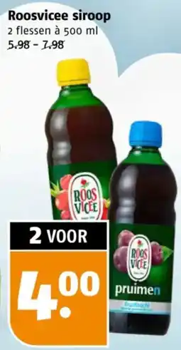 Poiesz Roosvicee siroop aanbieding