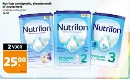 Poiesz Nutrilon opvolgmelk, dreumesmelk of peutermelk aanbieding