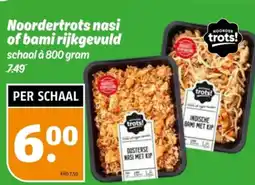 Poiesz Noordertrots nasi of bami rijkgevuld aanbieding