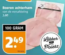 Poiesz Boeren achterham aanbieding