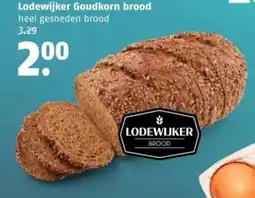 Poiesz Lodewijker Goudkorn brood aanbieding