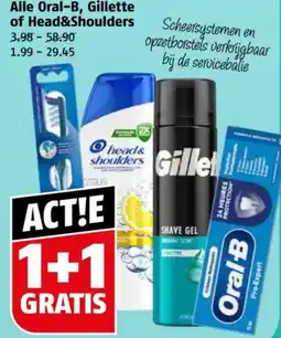 Poiesz Alle Oral-B, Gillette of Head&Shoulders aanbieding