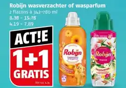 Poiesz Robijn wasverzachter of wasparfum aanbieding
