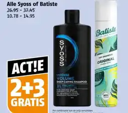 Poiesz Alle Syoss of Batiste aanbieding