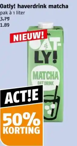Poiesz Oatly! haverdrink matcha aanbieding
