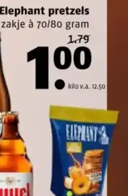 Poiesz Elephant pretzels aanbieding