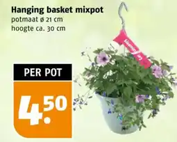 Poiesz Hanging basket mixpot aanbieding