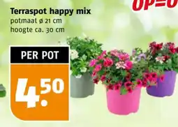 Poiesz Terraspot happy mix aanbieding