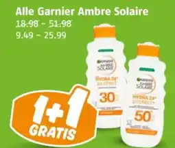 Poiesz Alle Garnier Ambre Solaire aanbieding