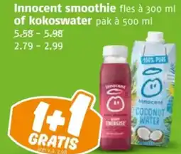 Poiesz Innocent smoothie of kokoswater aanbieding