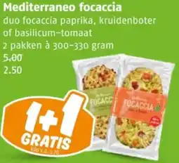 Poiesz Mediterraneo focaccia aanbieding