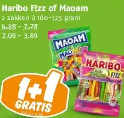Poiesz Haribo F!zz of Maoam aanbieding
