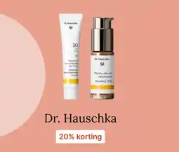 De Online Drogist Dr. Hauschka 20% korting aanbieding