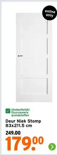 GAMMA Deur Niek Stomp aanbieding
