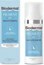 Bol.com Biodermal Pigment Nachtcrème - vermindert hyperpigmentatie, zoals pigmentvlekken - 50 ml aanbieding
