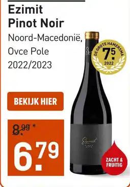 Gall & Gall Ezimit Pinot Noir aanbieding