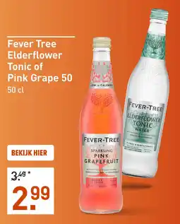 Gall & Gall Fever Tree Elderflower Tonic of Pink Grape 50 aanbieding