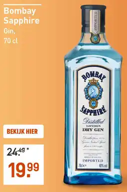 Gall & Gall Bombay Sapphire Gin aanbieding