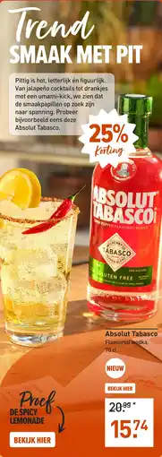 Gall & Gall Absolut Tabasco aanbieding
