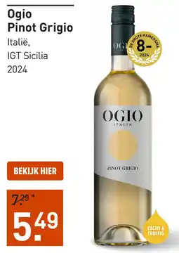 Gall & Gall Ogio Pinot Grigio aanbieding