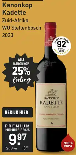Gall & Gall Kanonkop Kadette aanbieding