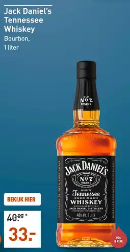 Gall & Gall Jack Daniel's Tennessee Whiskey Bourbon aanbieding