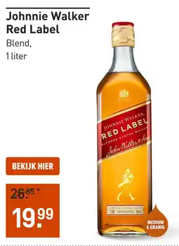 Gall & Gall Johnnie Walker Red Label Blend aanbieding