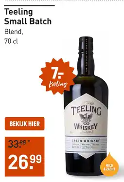 Gall & Gall Teeling Small Batch Blend aanbieding