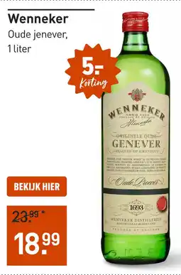 Gall & Gall Wenneker Oude Jenever aanbieding