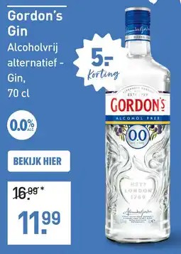 Gall & Gall Gordon's Gin aanbieding
