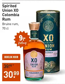 Gall & Gall Spirited Union XO Colombia Rum aanbieding