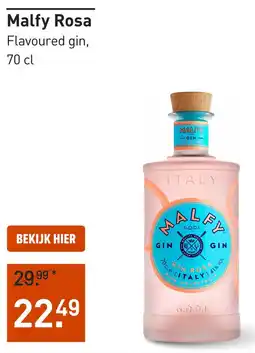Gall & Gall Malfy Rosa Flavoured gin aanbieding