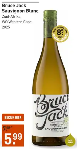 Gall & Gall Bruce Jack Sauvignon Blanc Zuid-Afrika, WO Western Cape aanbieding