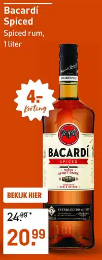 Gall & Gall Bacardí Spiced Spiced rum aanbieding