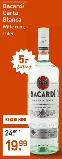Gall & Gall Bacardí Carta Blanca Witte rum aanbieding