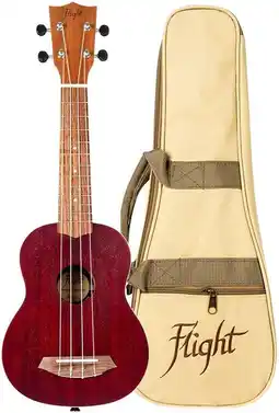 Bol.com Flight: Gemstone NUS380 Soprano Ukulele - Coral aanbieding